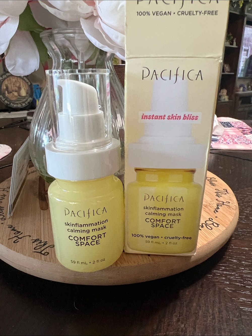 Pacifica Comfort Space Skinflammation Calming Mask - Yellow and White